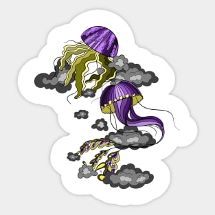 Space Jellyfish Sticker